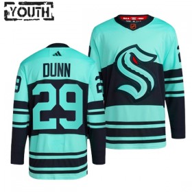 Seattle Kraken tröja Vince Dunn 29 Adidas 2022-23 Isblå Reverse Retro 2.0 Authentic - NHL Tröjor Barn